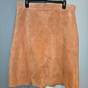 Vintage leather skirt